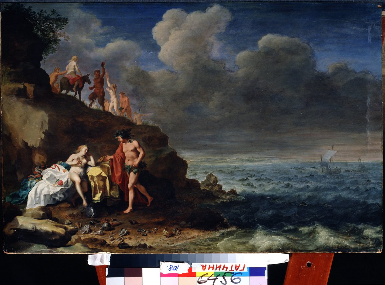 Dionysos ve Ariadne, Naxos adasında. (Naxos Adası