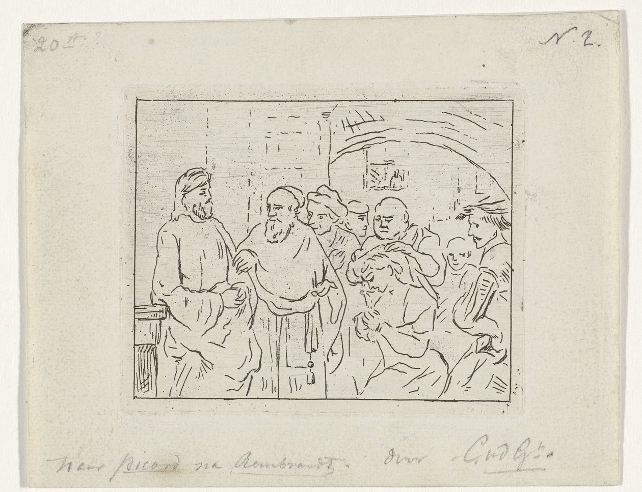 İsa ve zinayla alınan kadın by Cornelis van der Griendt