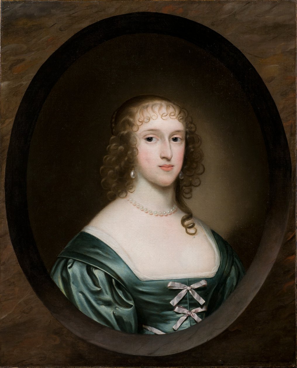Lady Bowyer'ın Portresi, 1636 by Cornelius I Johnson