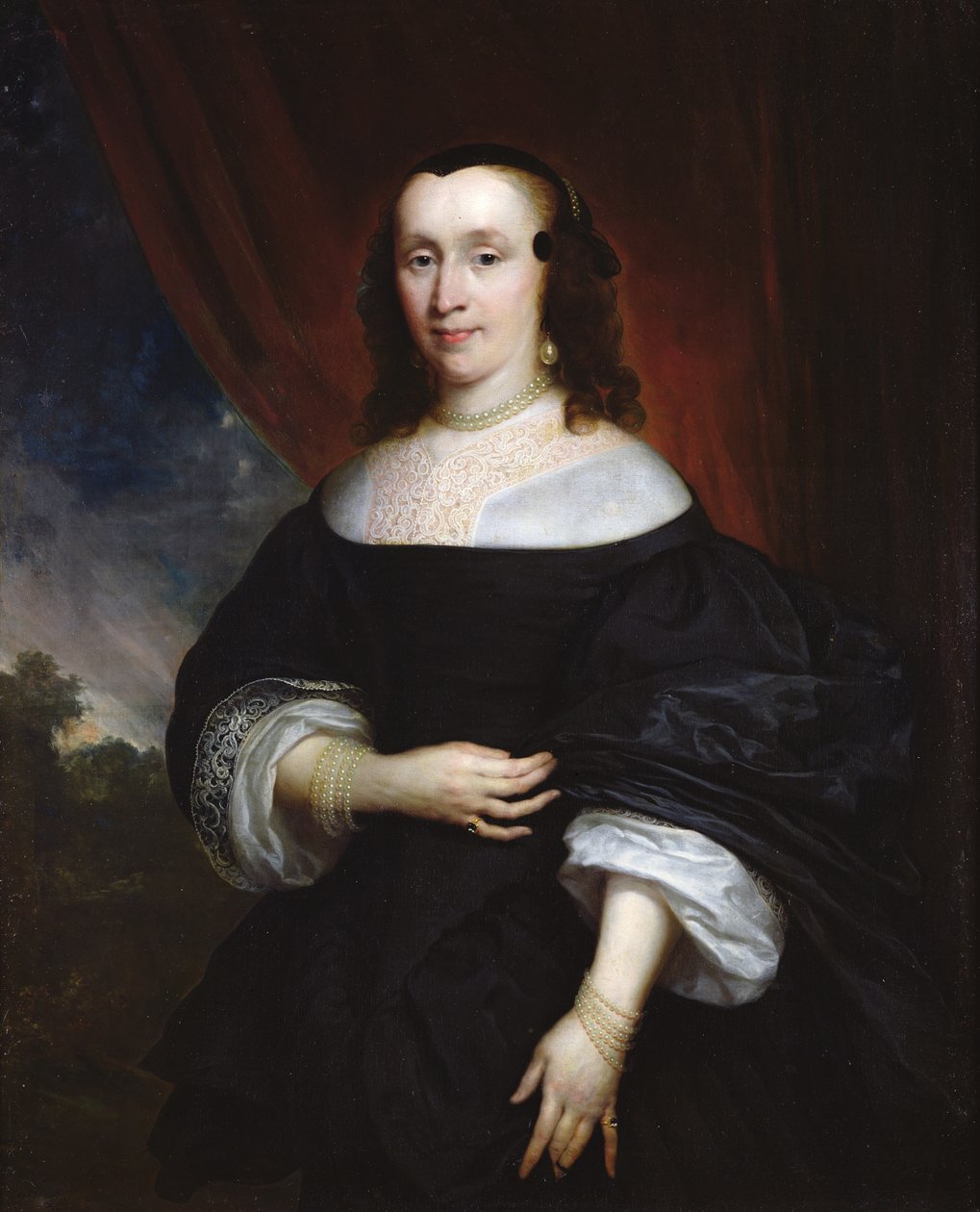 Bir Kadının Portresi by Cornelius Janssen van Ceulen