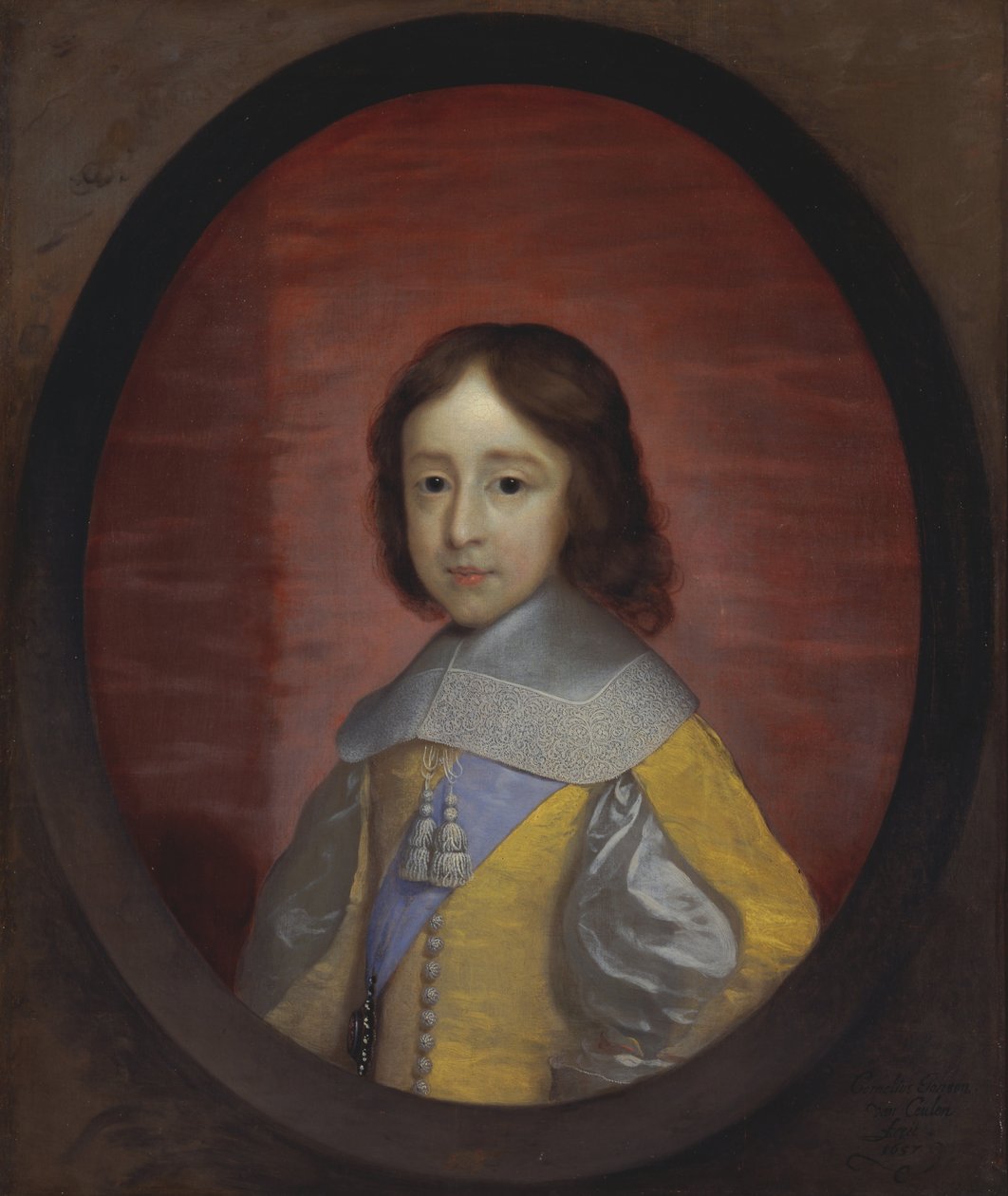 William III, Orange Prensi, çocukken by Cornelius I Johnson