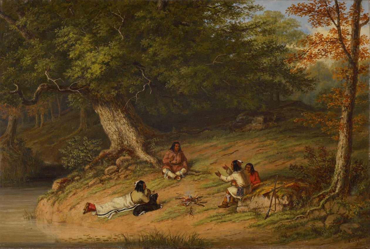 Öğle Dinlenme by Cornelius Krieghoff