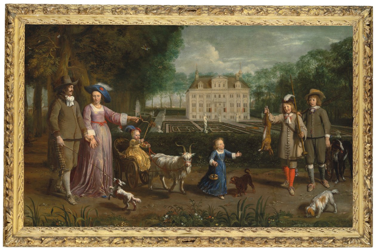 Bir Ailenin Grup Portresi by Cornelius Holsteyn