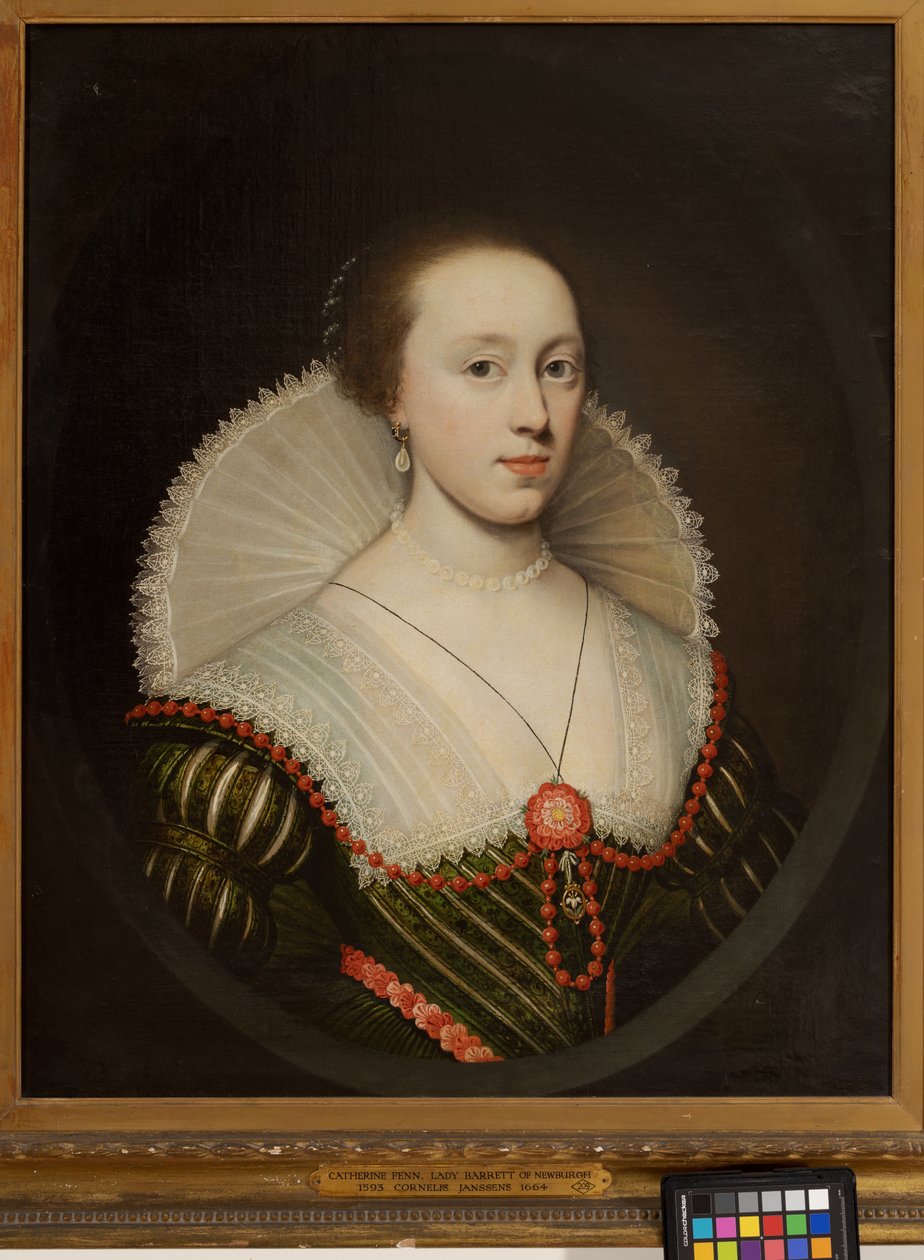 Catherine Fenn, Newburgh'lu Leydi Barret (ö. 1674) by Cornelius I Johnson