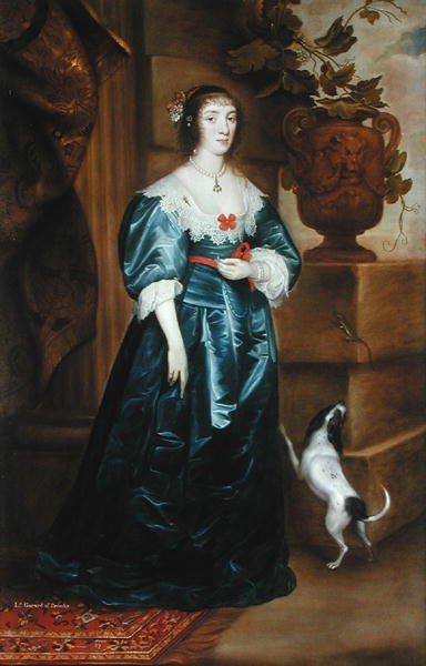 Bromleyli Leydi Gerard (ö.1634) c.1633 (tuval üzerine yağlı boya) by Cornelius Janssen van Ceulen