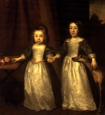 iki çocuk portresi by Cornelius Janssen van Ceulen