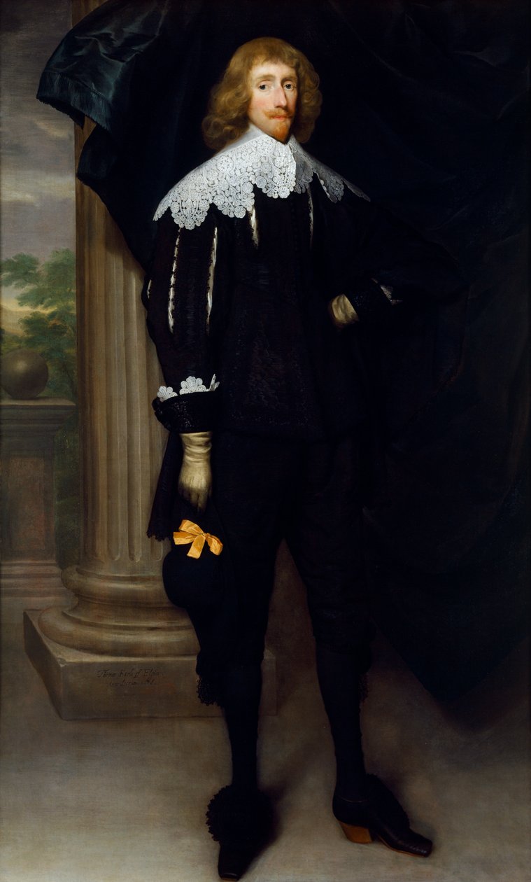 Thomas Bruce, Elgin Kontu (tuval üzerine yağlıboya) by Cornelius Janssen van Ceulen