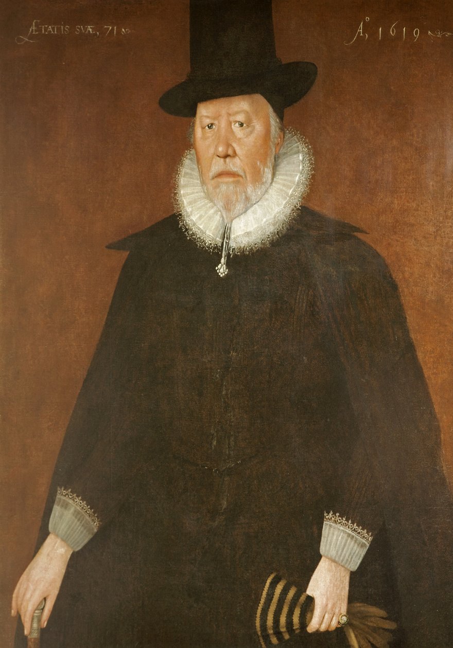 William Norwood, 1619 by Cornelius Janssen van Ceulen