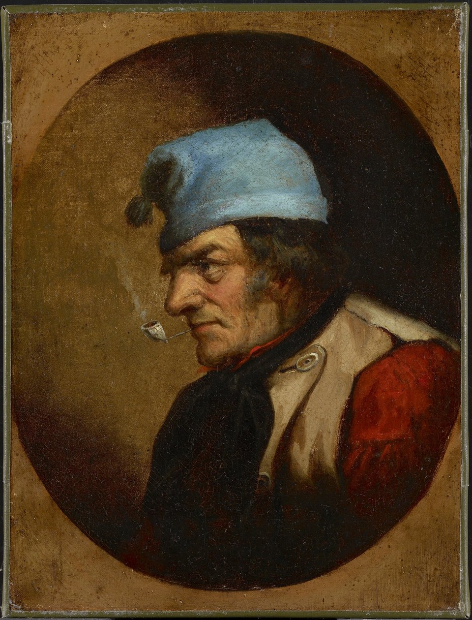 Mavi Tuque ve Pipetli Sakin, 1855 dolayları (tuval üzerine yağlı boya) by Cornelius Krieghoff
