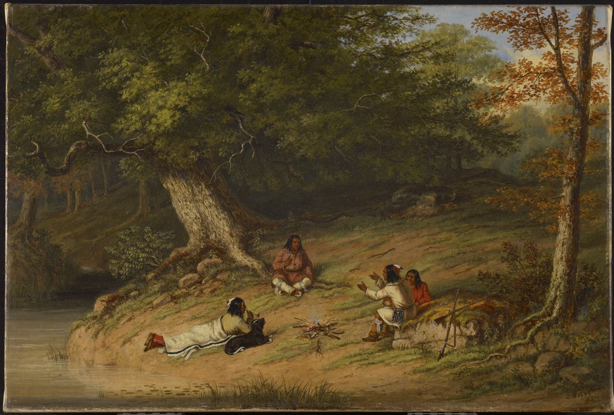 Öğle Dinlenme by Cornelius Krieghoff