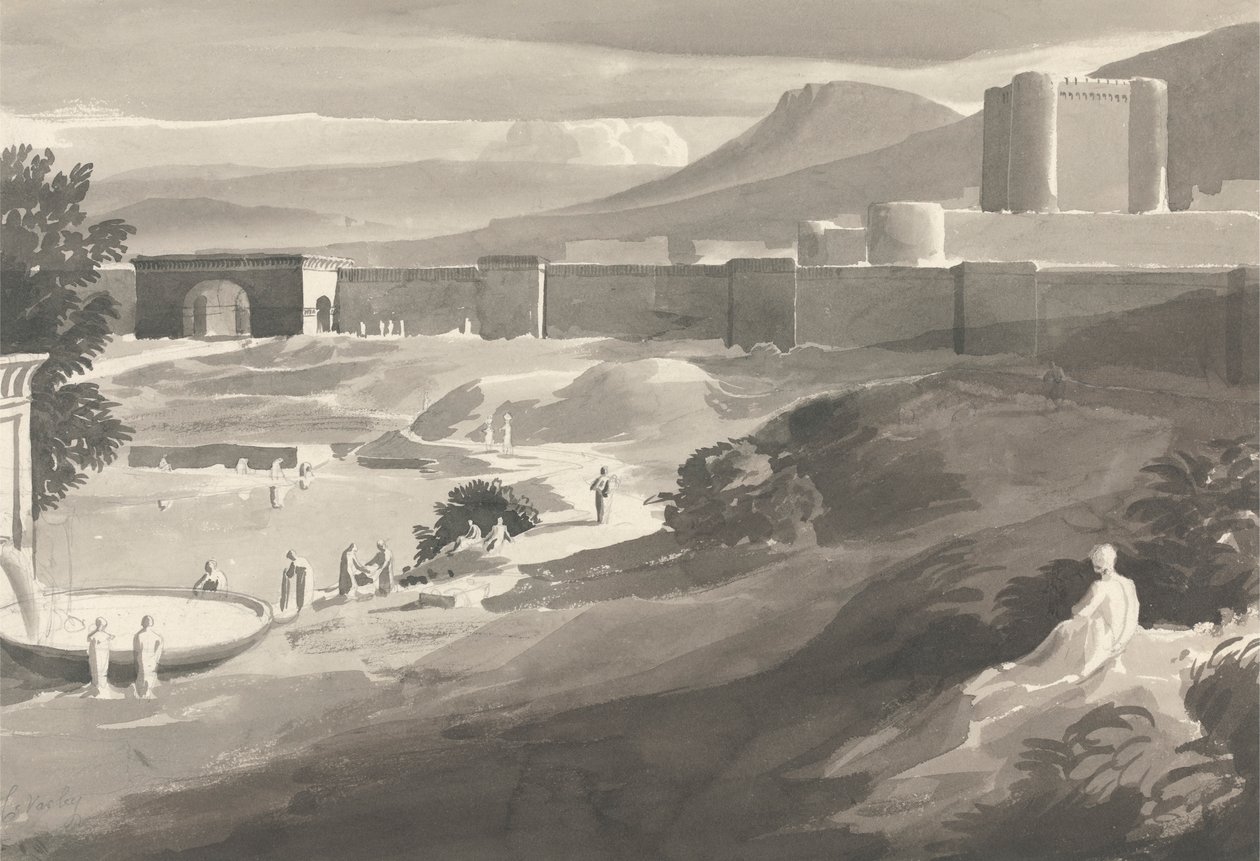 Klasik Çalışma by Cornelius Varley