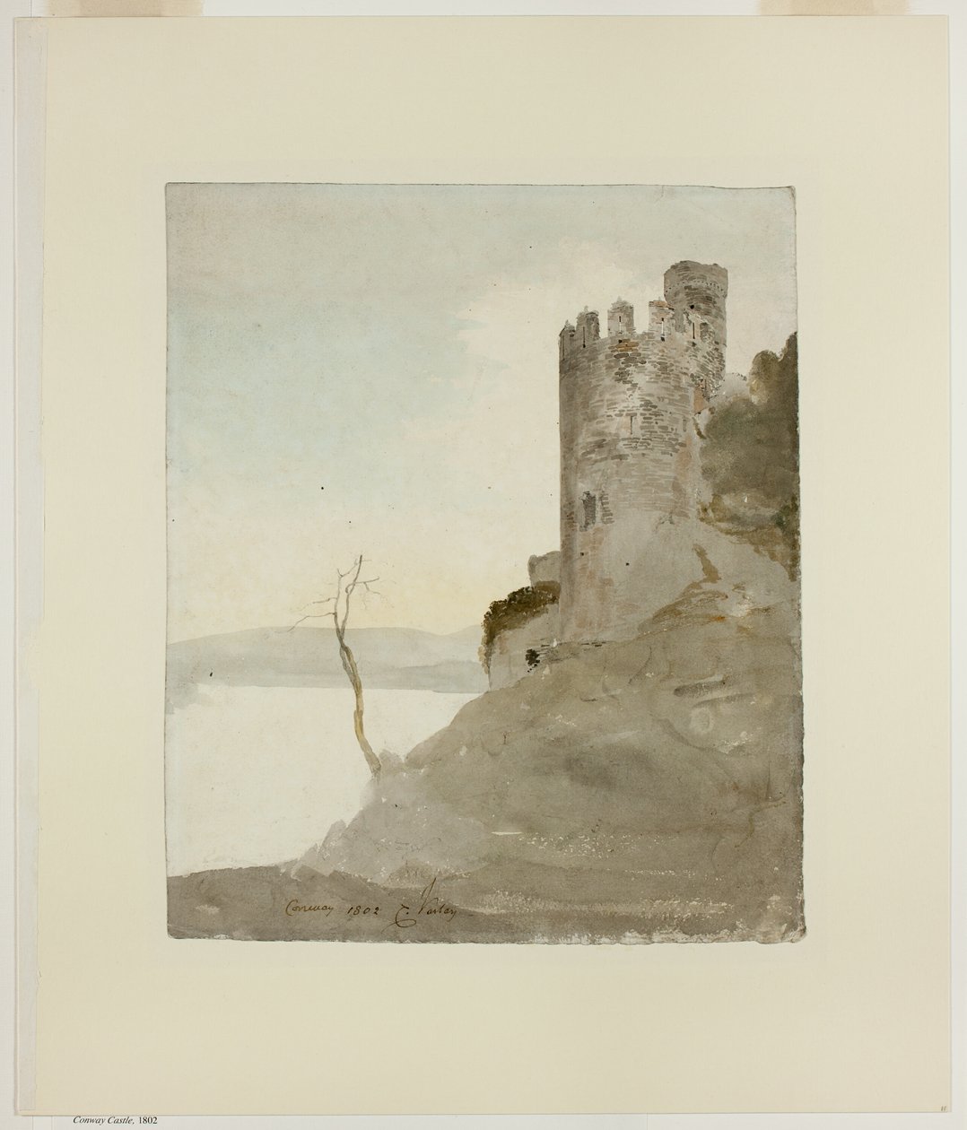 Conway Kalesi by Cornelius Varley