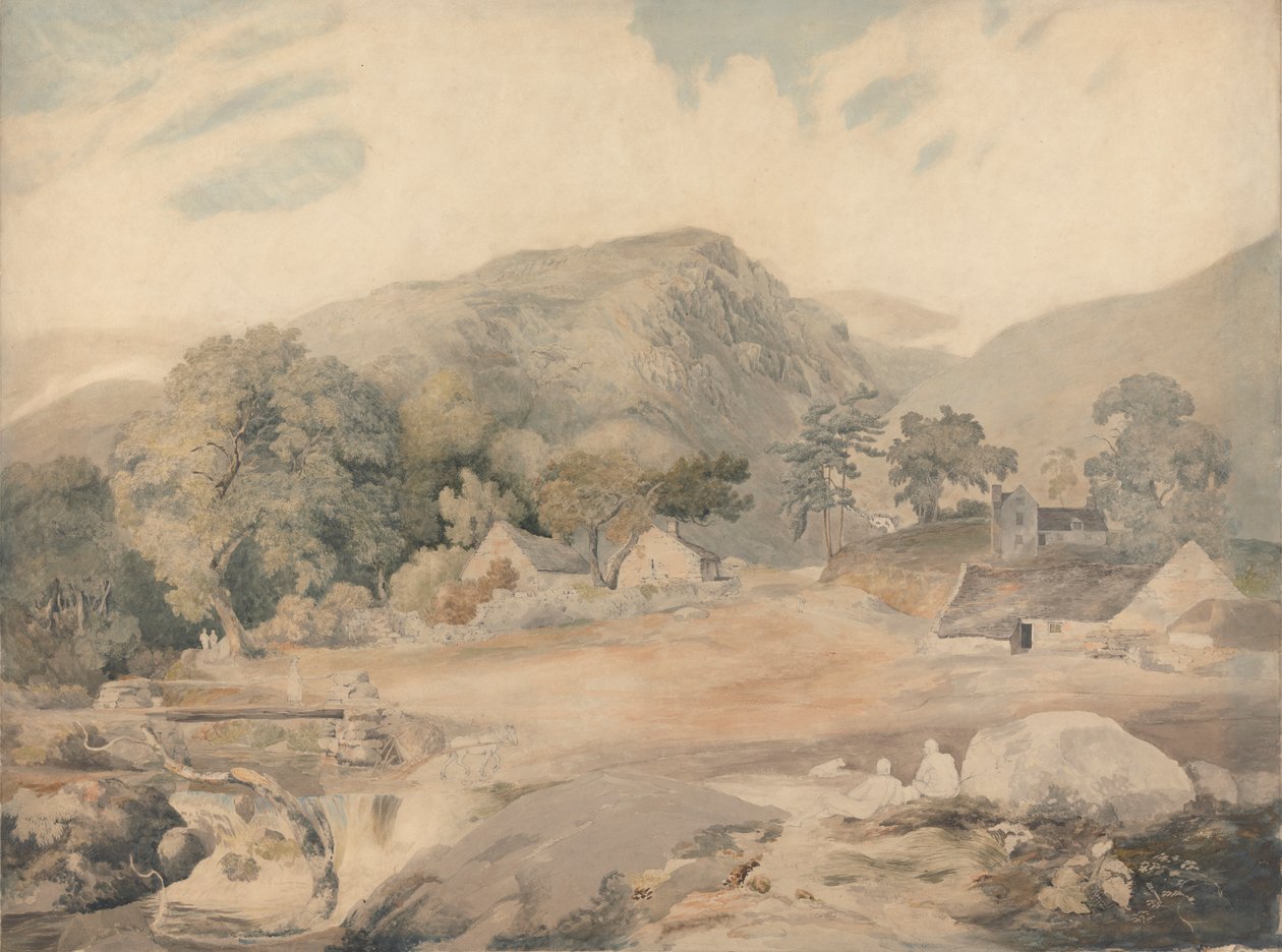 Tal-y-Llyn yakınında görüntüle by Cornelius Varley