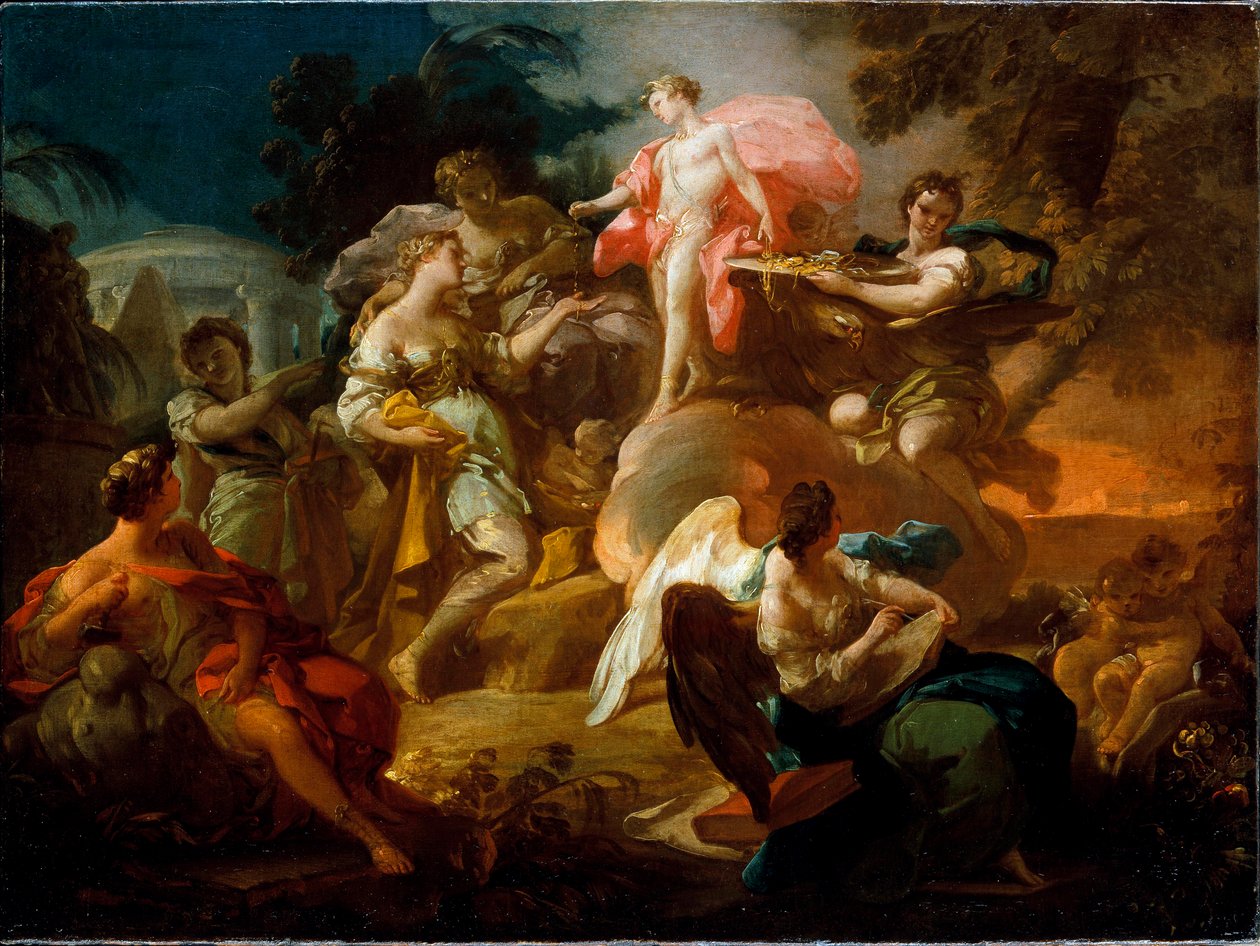 Apollon Sanatları Ödüllendiriyor, c.1751 by Corrado Giaquinto