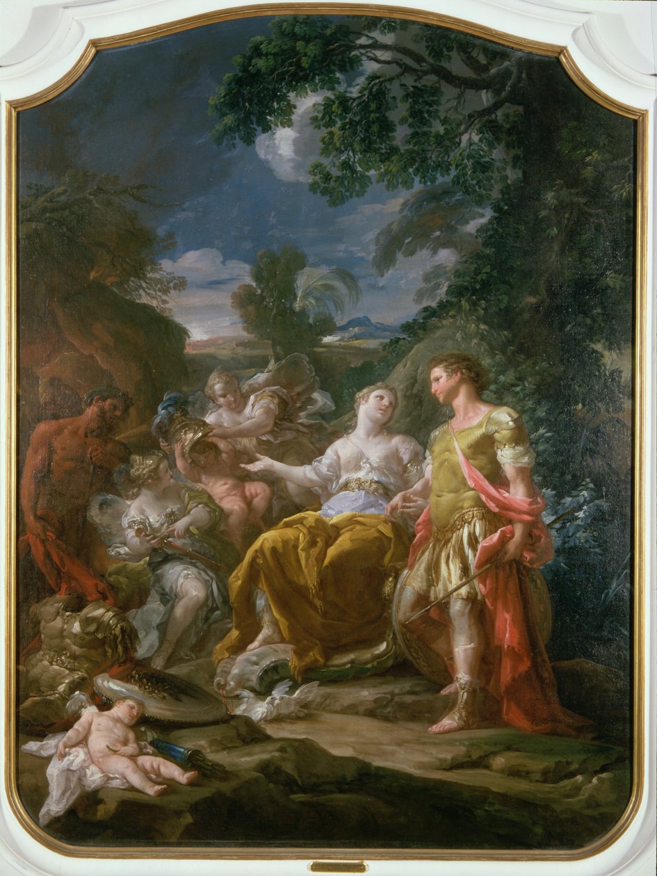 Cupids ile Mars ve Venüs by Corrado Giaquinto