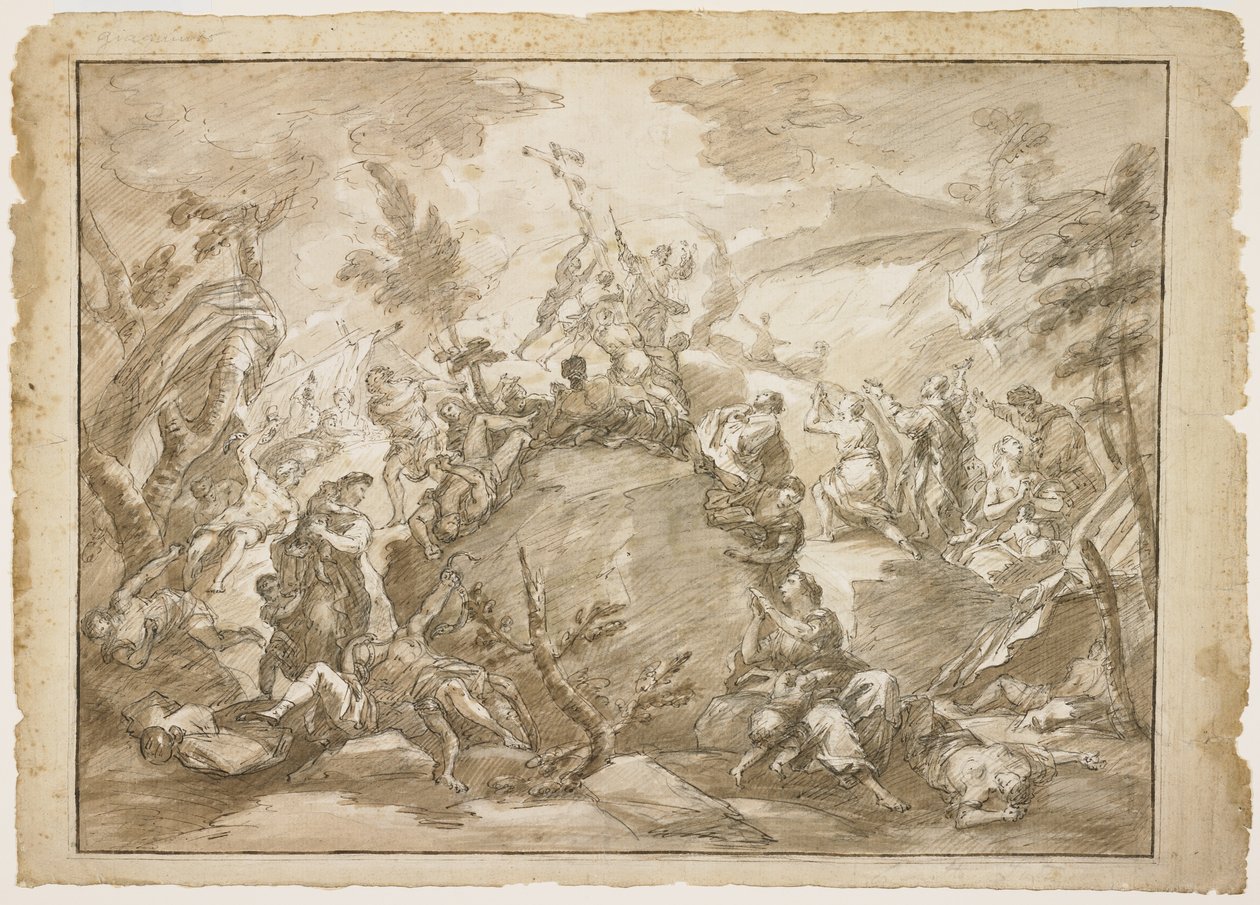 Musa ve Yüzsüz Yılan, c. 1743-1744 by Corrado Giaquinto