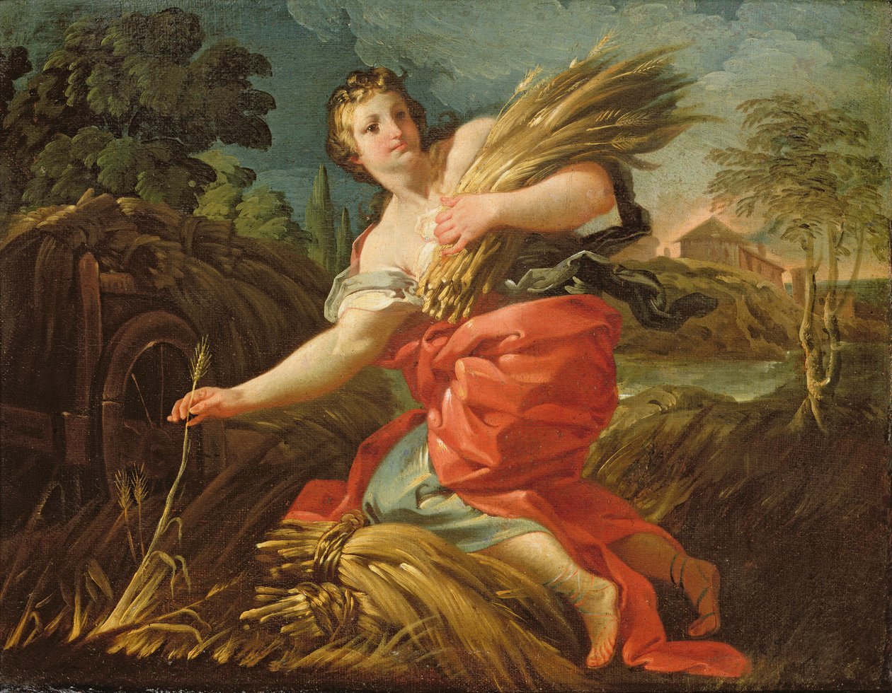 Temizleyici Ruth by Corrado Giaquinto