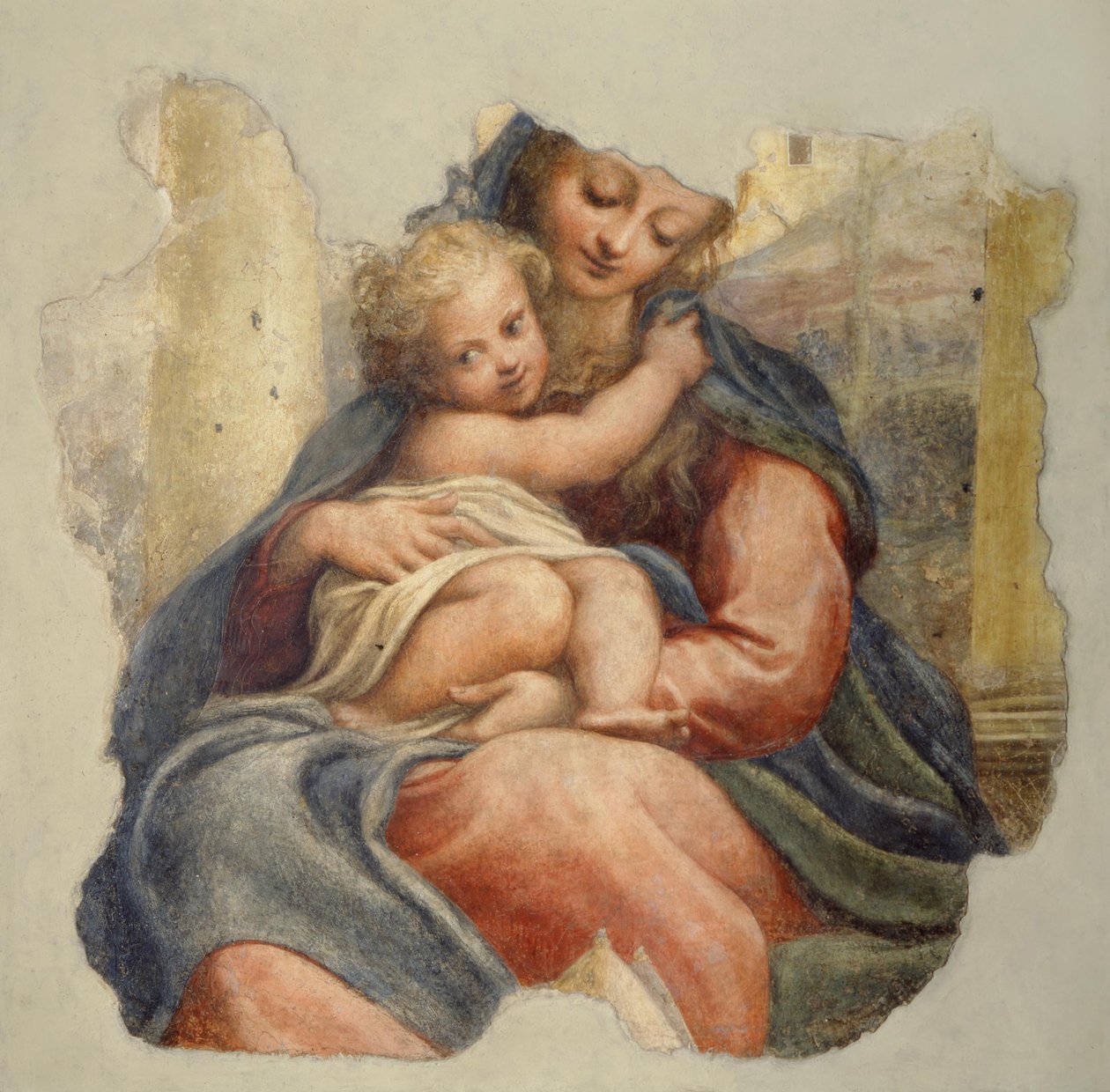 Madonna della Scala, yaklaşık 1524 by Correggio