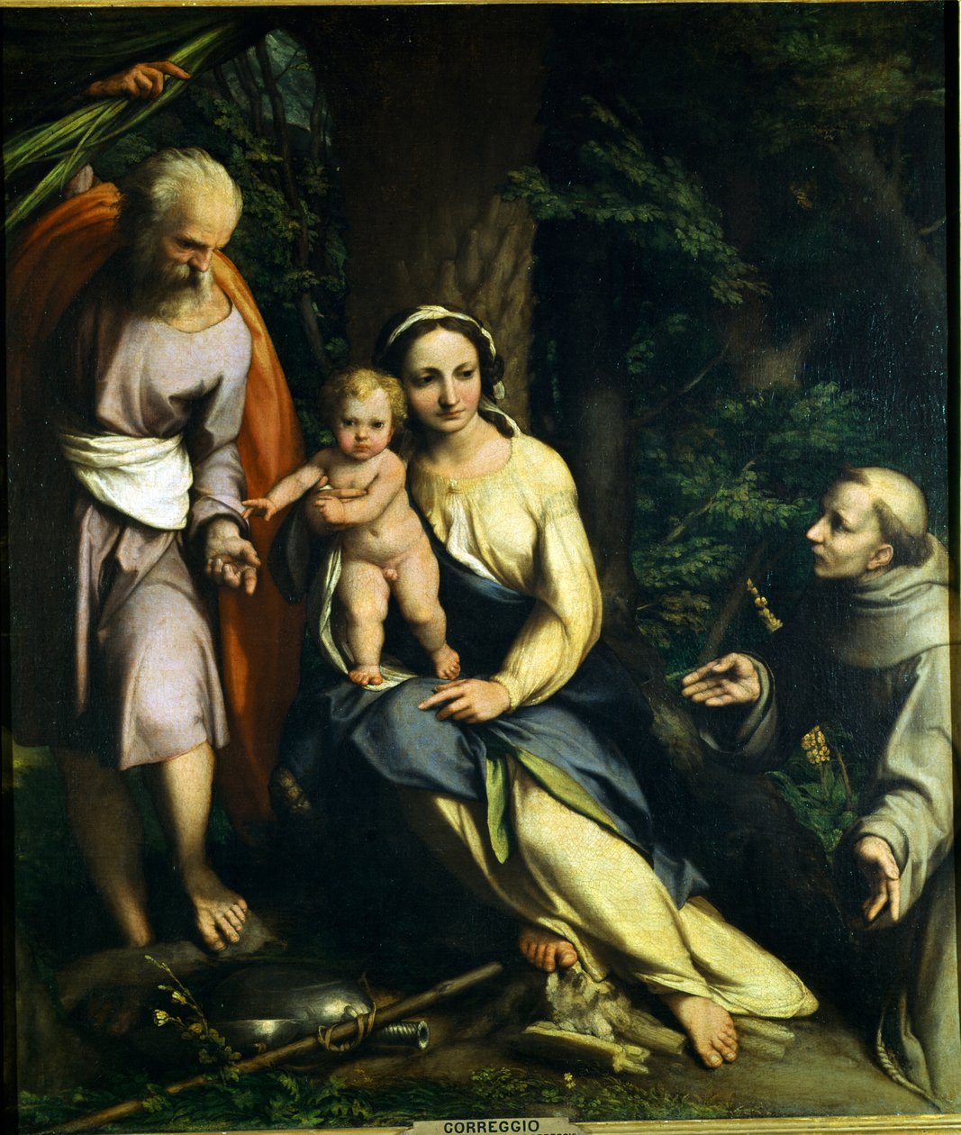 Mısır Uçuşunda Dinlenme by Correggio