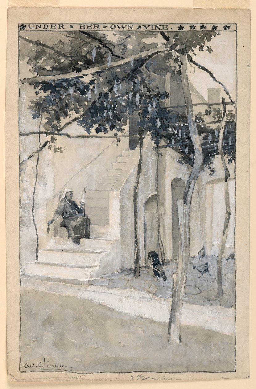 Kendi Asmasının Altında, "Modern Atina" için İllüstrasyon by Corwin Knapp Linson