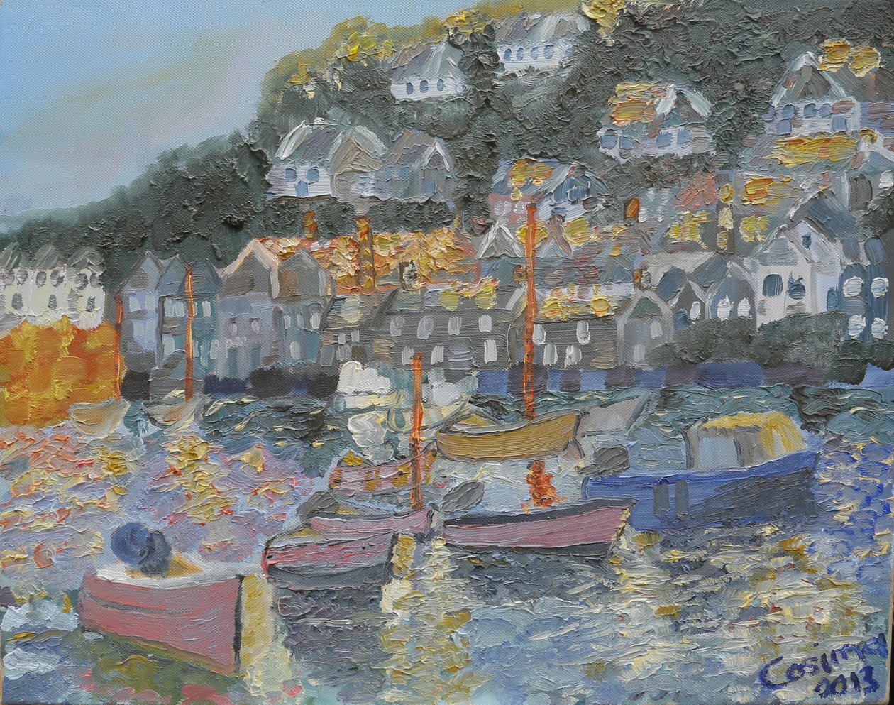 Fare deliği limanı, Cornwall by Cosima Duggal