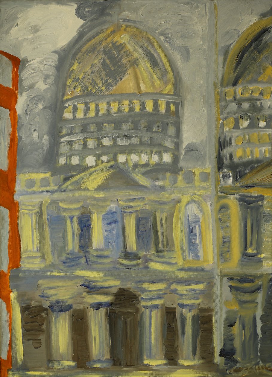 St Pauls Katedrali yansıyan by Cosima Duggal