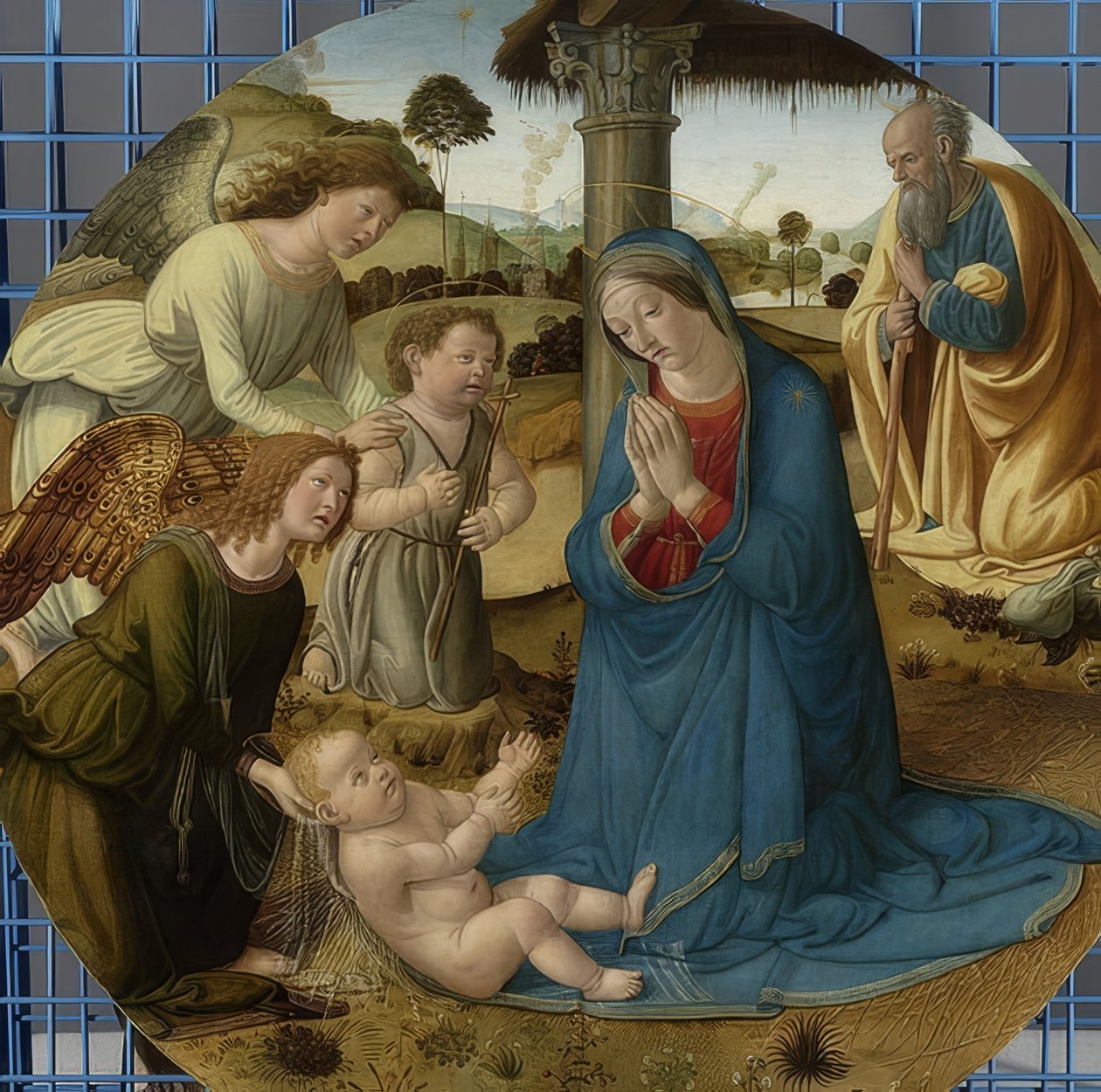 Çocuğun hayranlığı. 1485-1507 by Cosimo Rosselli