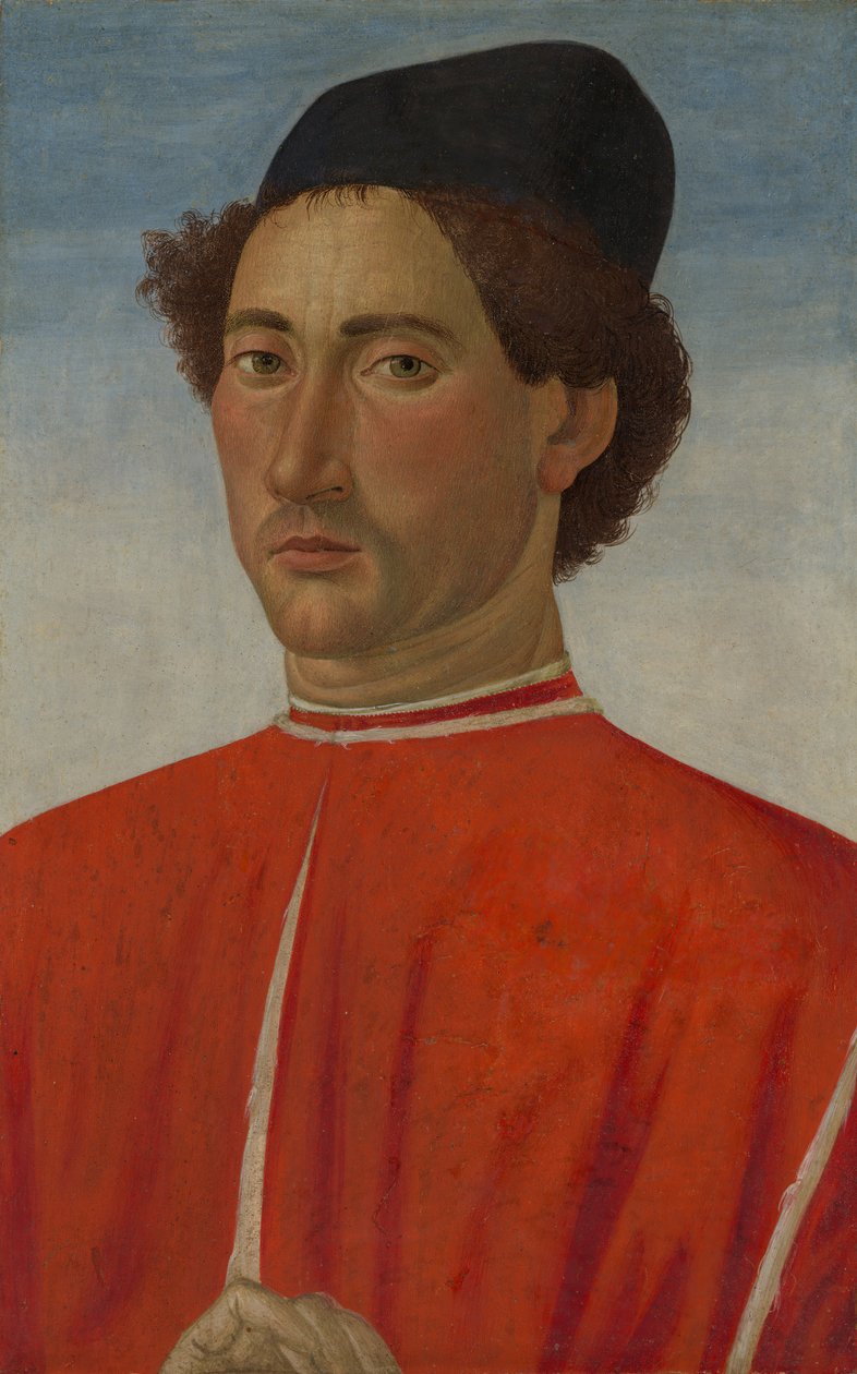 Bir Adamın Portresi, ca. 1481-82. by Cosimo Rosselli