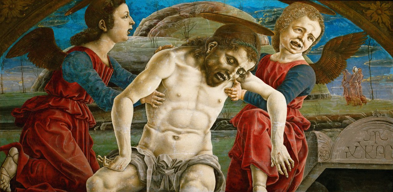 Rönesans :Le corps du Christ, entoure d