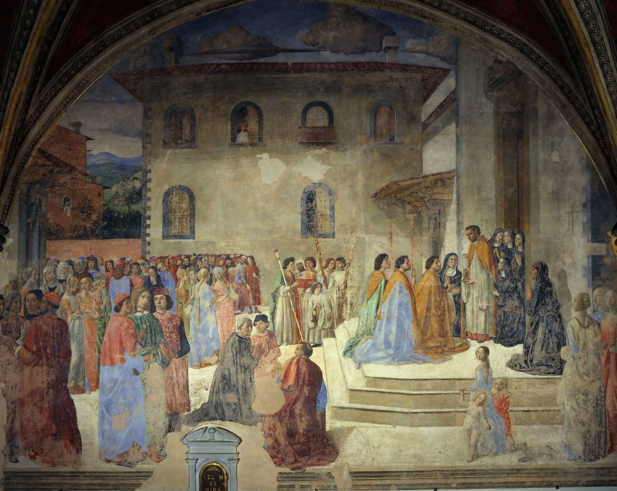 Ayin Mucizesi, 1484-1486. by Cosimo di Lorenzo Rosselli