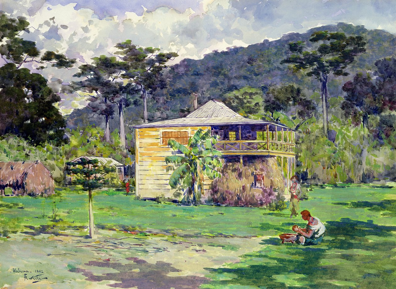 Vailima, 1892, Robert Louis Stevenson