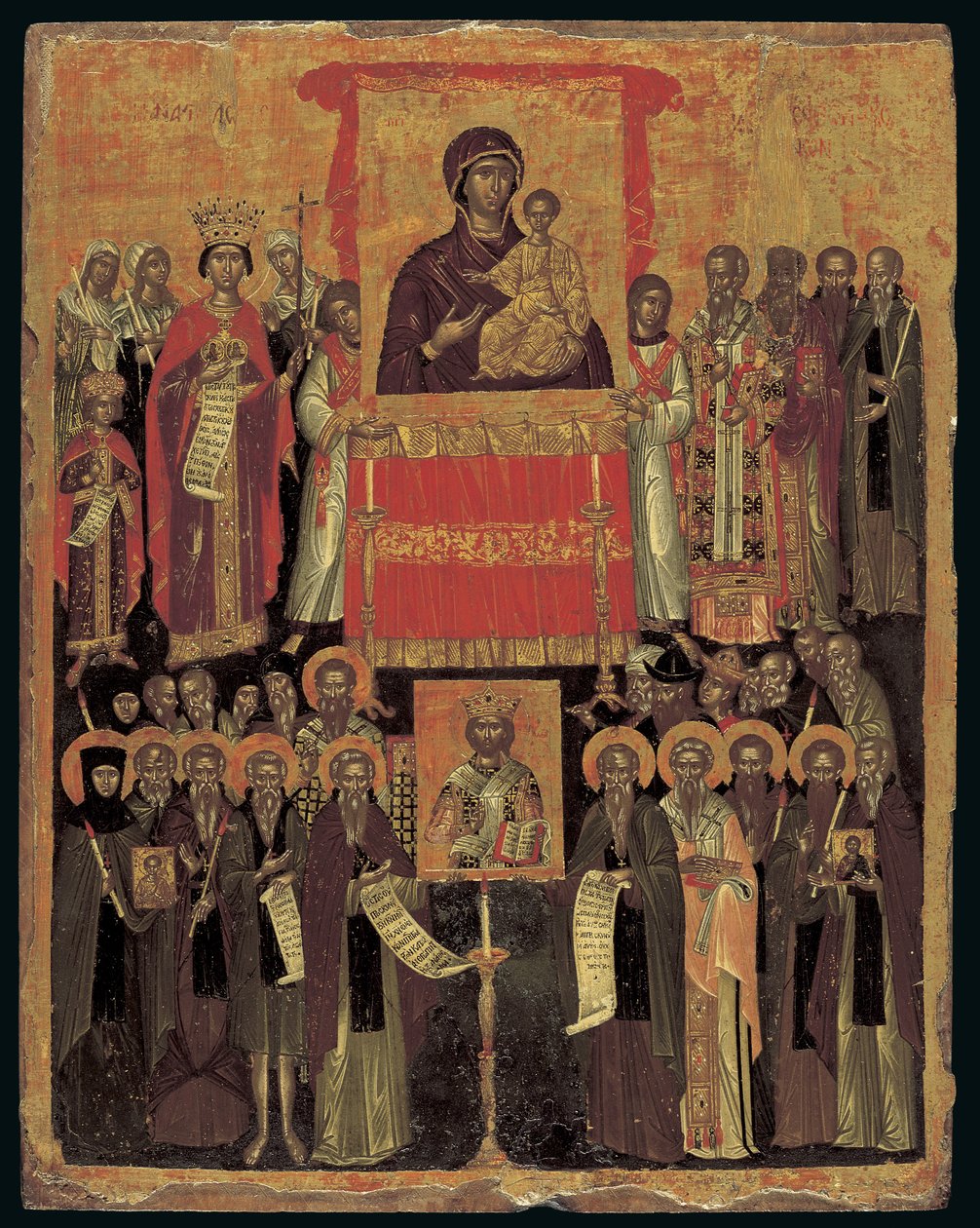 Simgelerin Restorasyonu (panelde yumurta sıcaklığı) by Cretan School