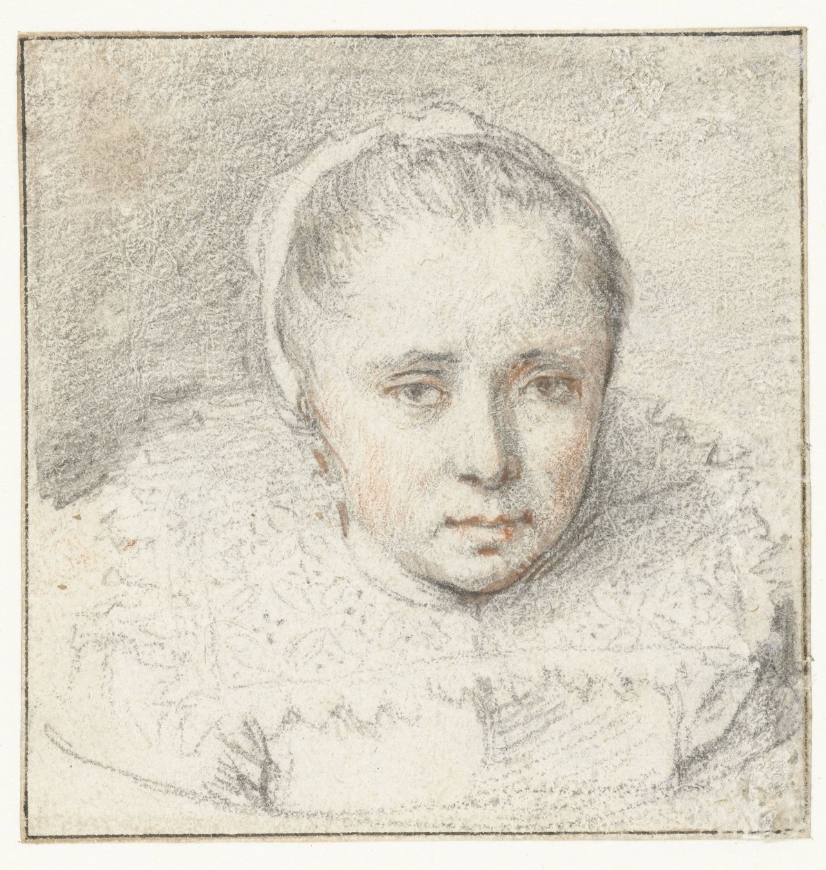 genç bir kadın portresi by Crispijn van de Passe (I) (attributed to)