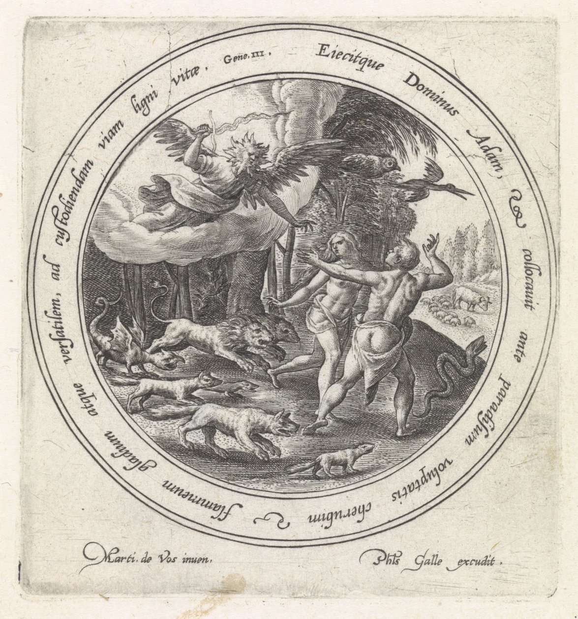 Cennetten kovulma by Crispijn van de Passe (I)