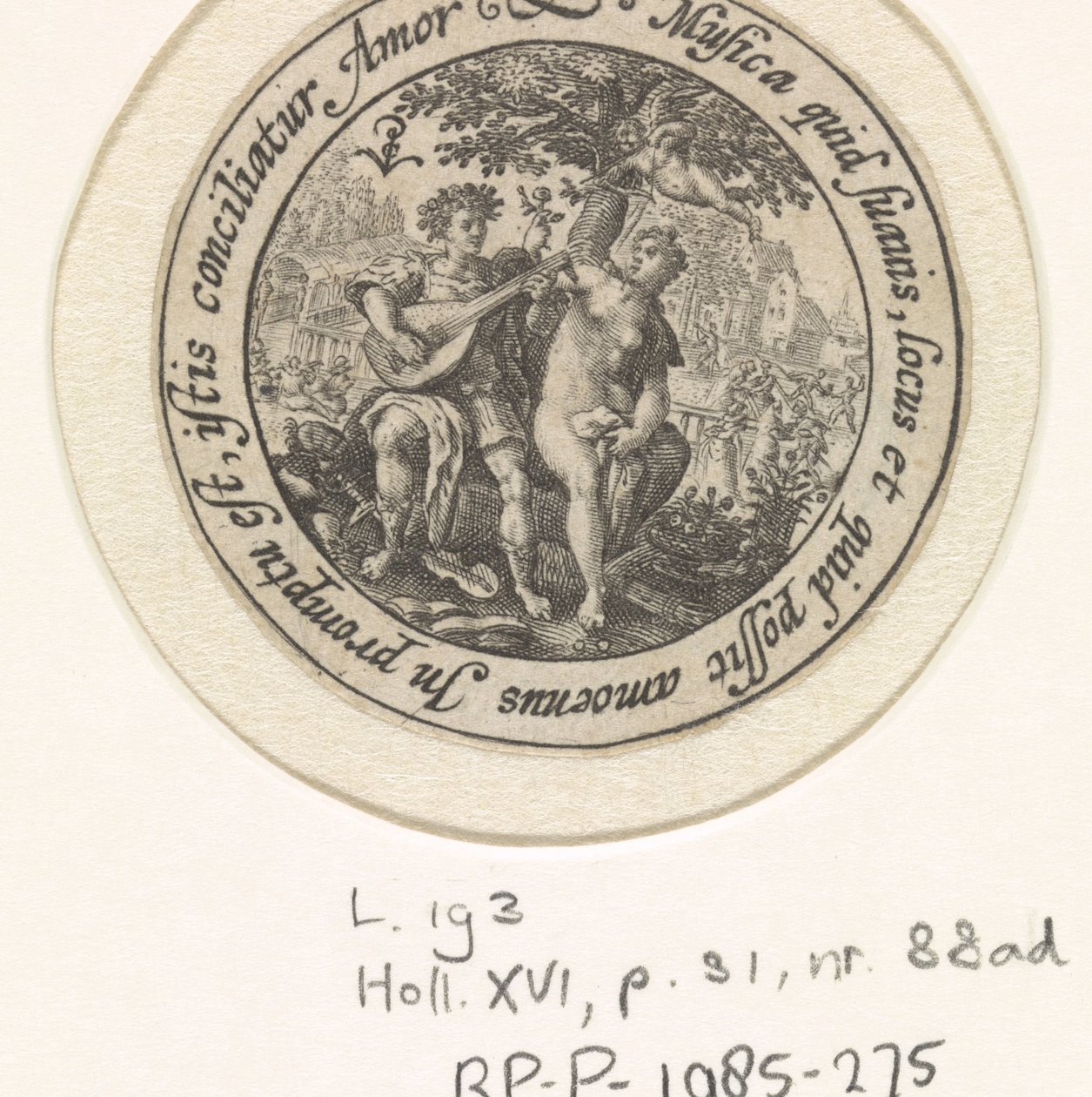 Çift sevmek by Crispijn van de Passe (I)