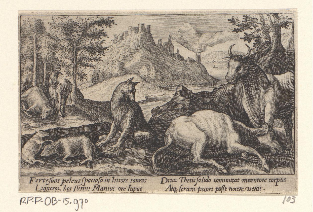 Psamathe kurdu mermere çevirir Ovid