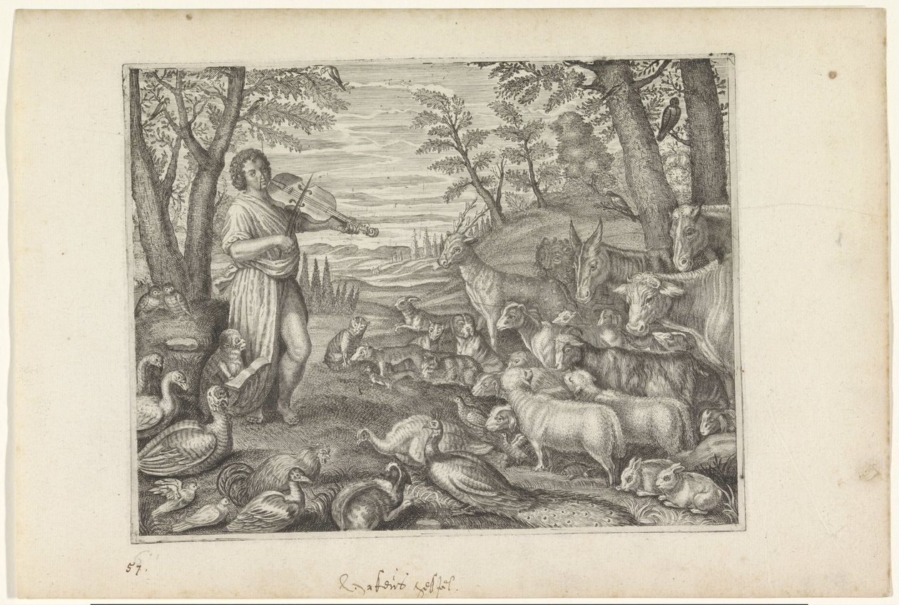 Orpheus müziğiyle hayvanları büyüledi Ovid