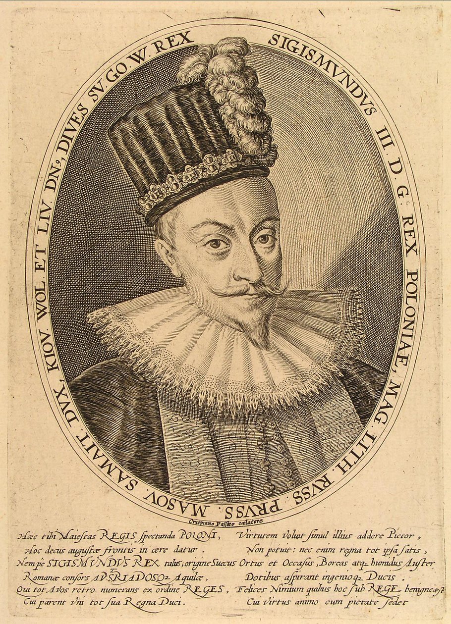 Sigismund III Vasa, Polonya Kralı, M.Ö. 1600 by Crispijn van de Passe the Elder