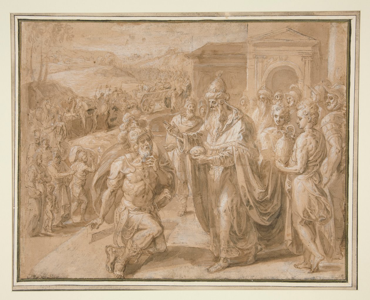 İbrahim ve Melçizedek by Crispin van den Broeck