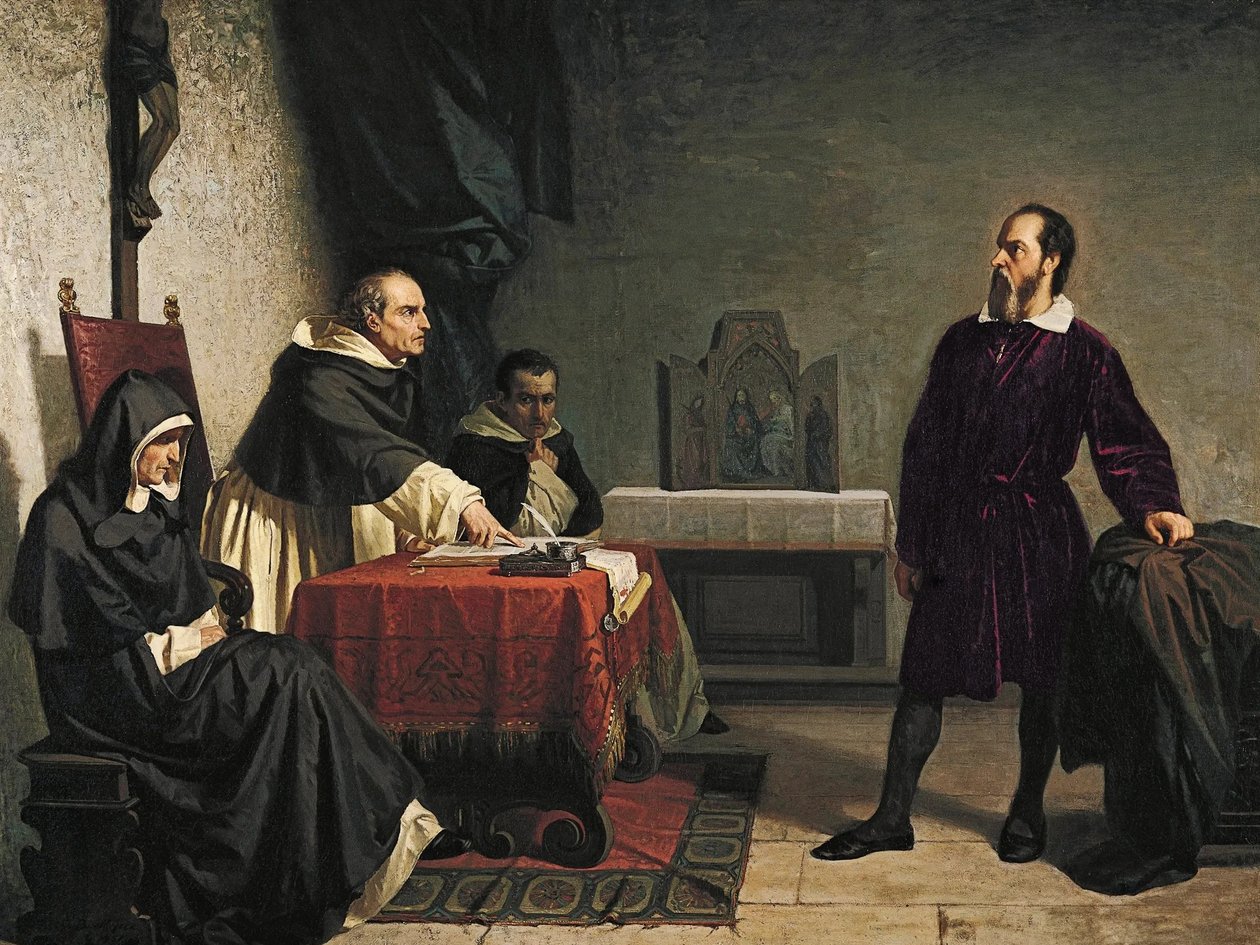 Galileo Roma Engizisyonu ile karşı karşıya by Cristiano Banti