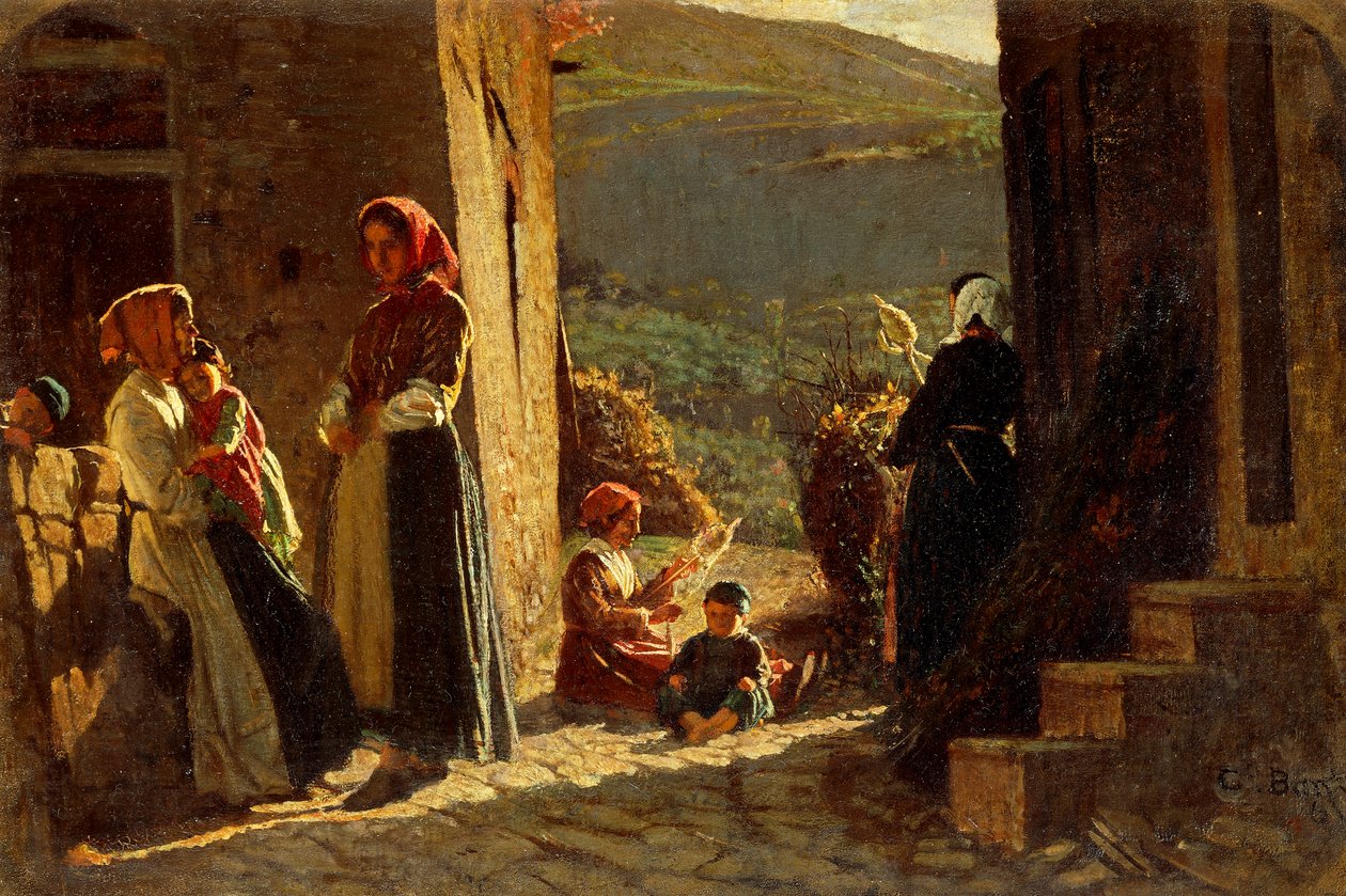 Köylü Buluşması by Cristiano Banti