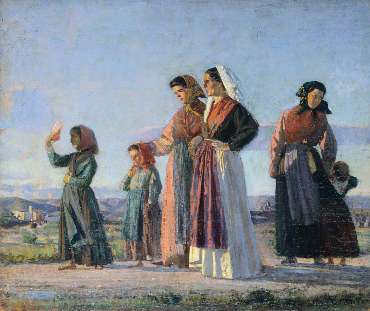 Ayin dönüşü, 1865 dolaylarında, Cristiano Banti (1824-1904), tuval üzerine yağlıboya, 38x46 cm by Cristiano Banti