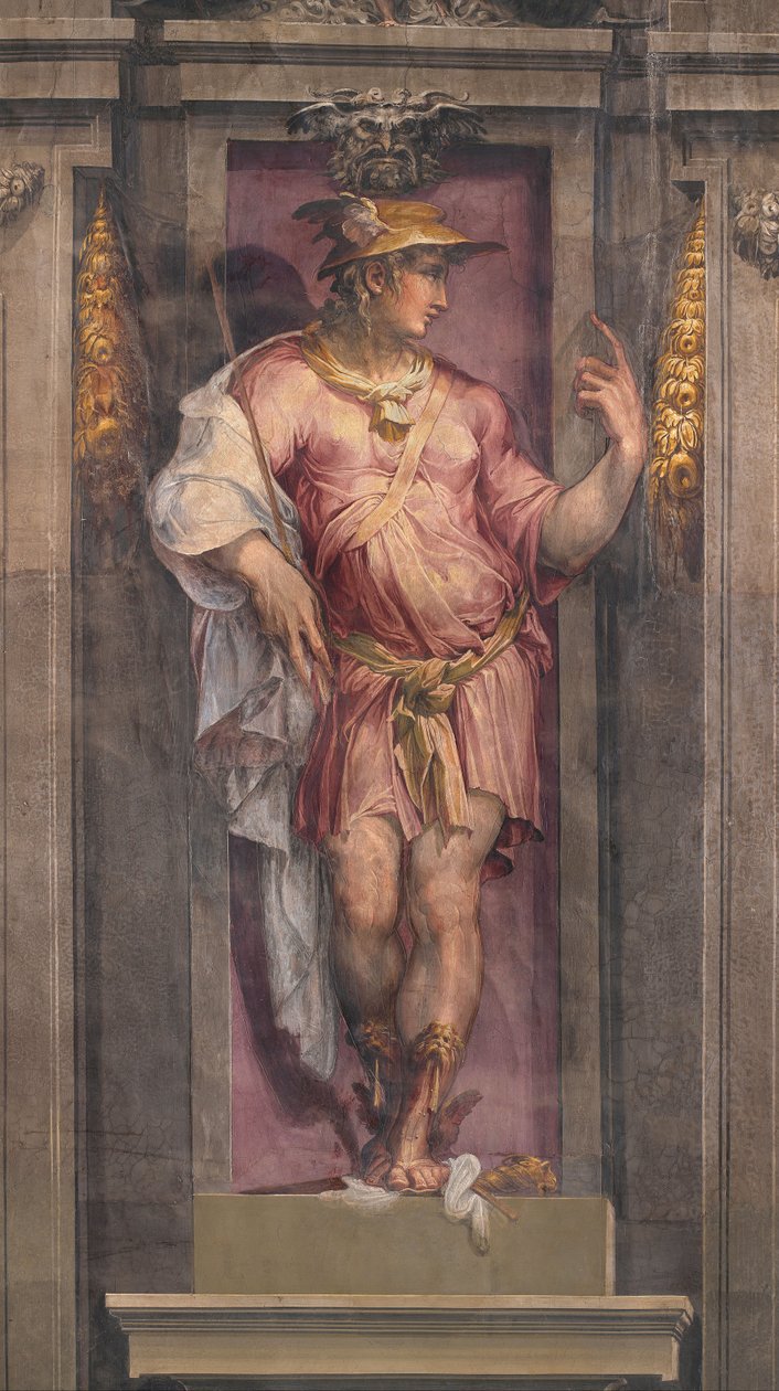 Merkür, 1556-1557 by Cristofano Gherardi