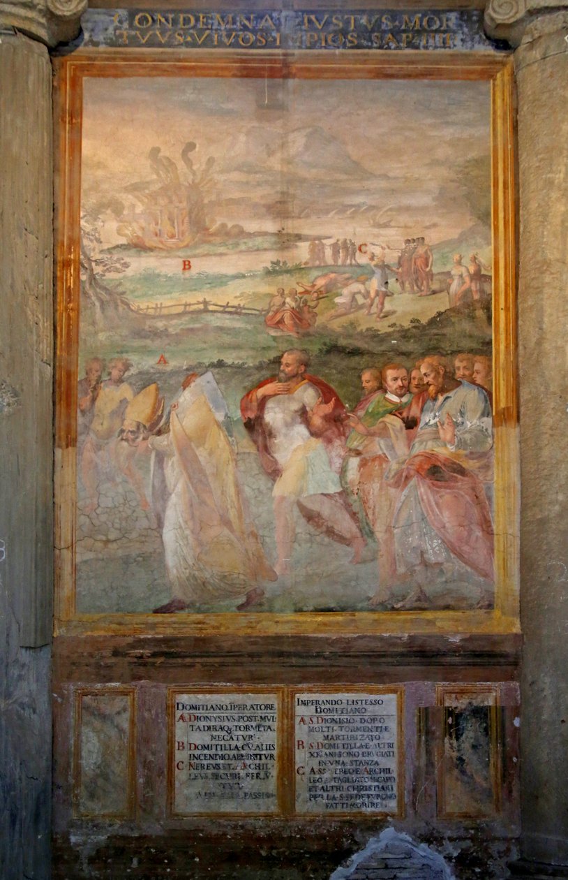 Aziz Denis ve Aziz Domitilla by Cristoforo and Tempesta, Antonio Roncalli