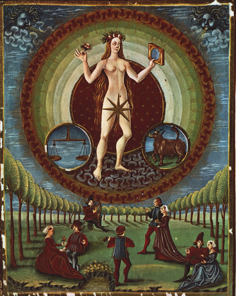 Bayan Lai. 209 f.9v Venüs, atmosferden, c.1470 by Cristoforo De Predis