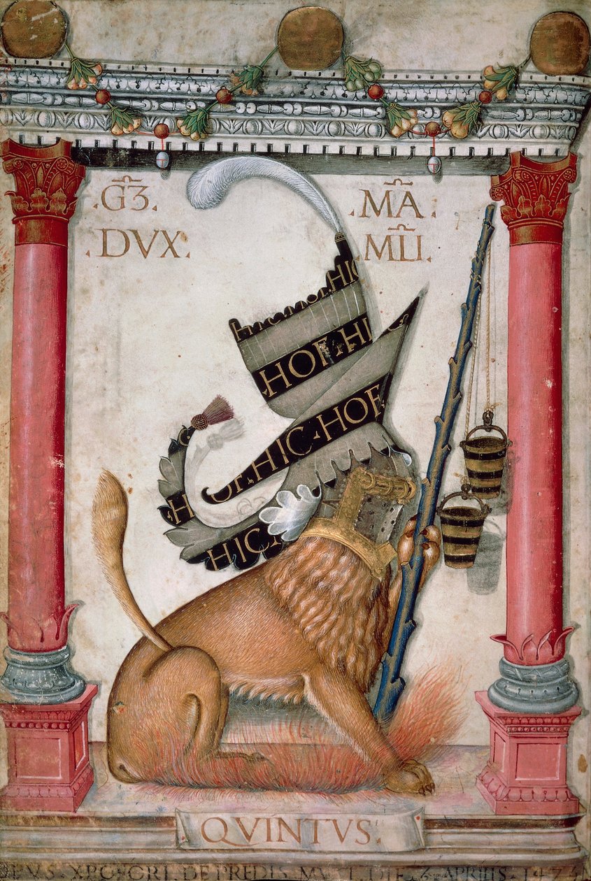 Aslan, kıvılcımlar ve Galeazzo Maria Sforza