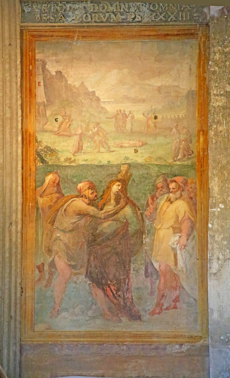 Bir kadın azizin şehadet by Cristoforo and Tempesta, Antonio Roncalli