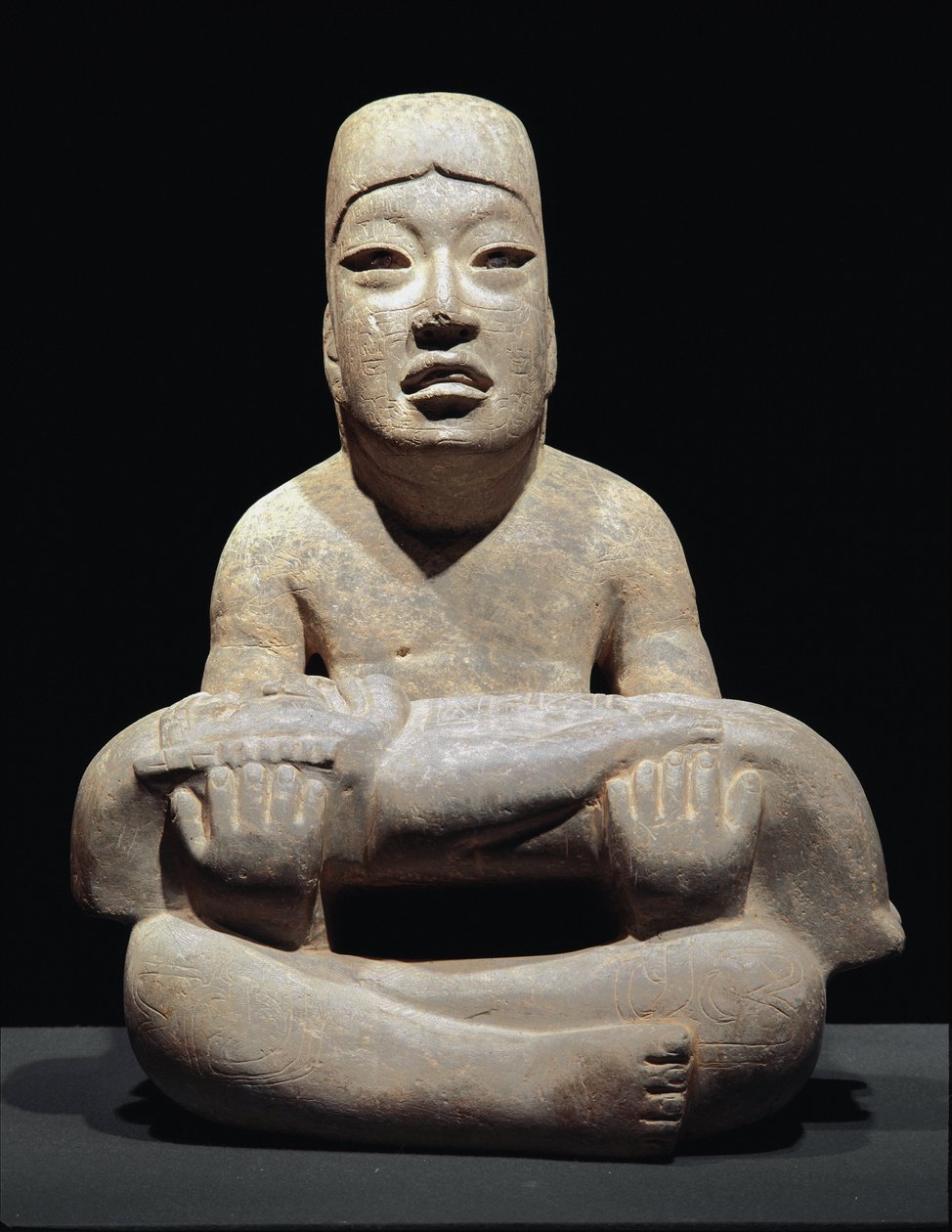 Çizgilerin Efendisi (bir çocuğun kurbanı) (heykel) by Culture Olmec