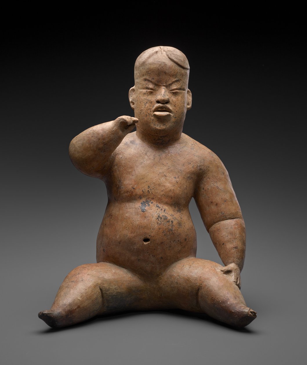 Oturan Figür by Culture Olmec