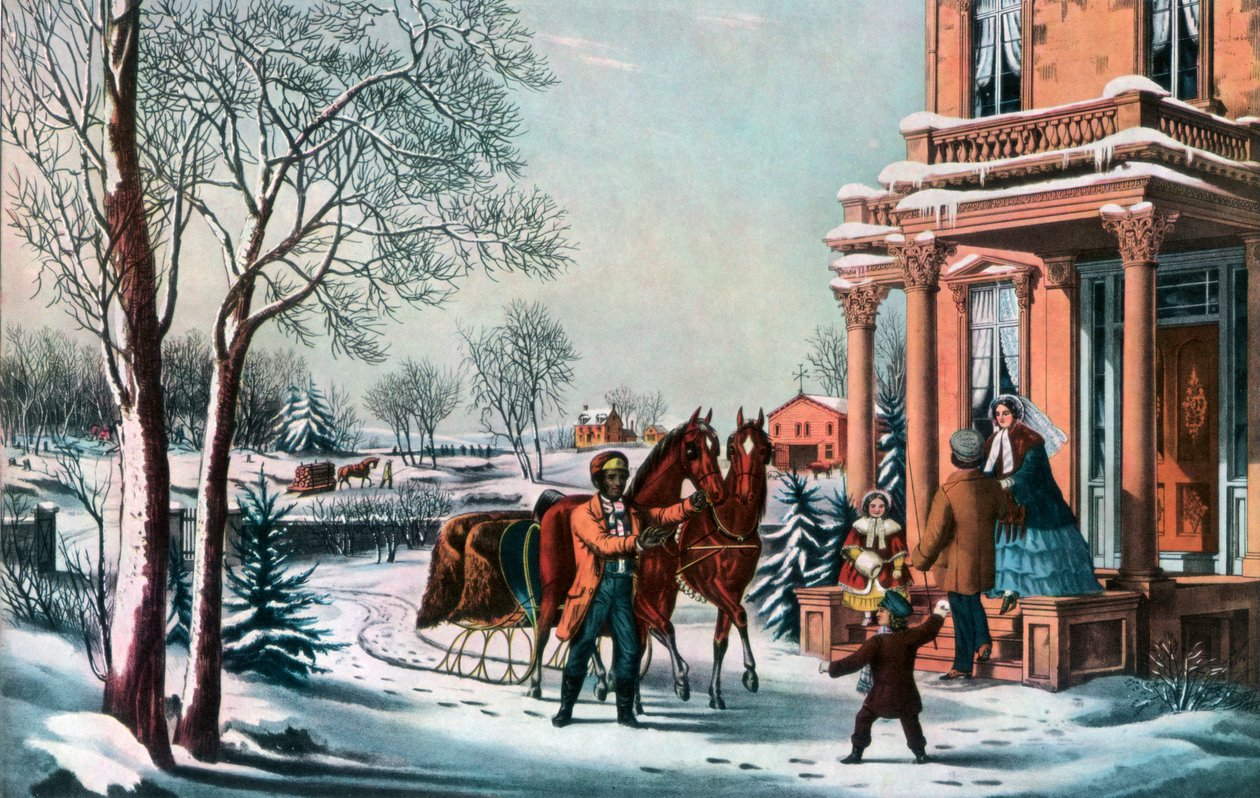 Amerikan Kırsal Hayatı, 1855. by Currier and Ives